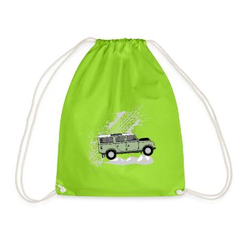 Series 110 Splash - Drawstring Bag - neon green - Front