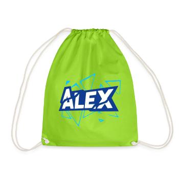 Alex - Turnbeutel - Neongrün - Vorne