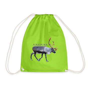Jokkmokk - Drawstring Bag - neon green - Front