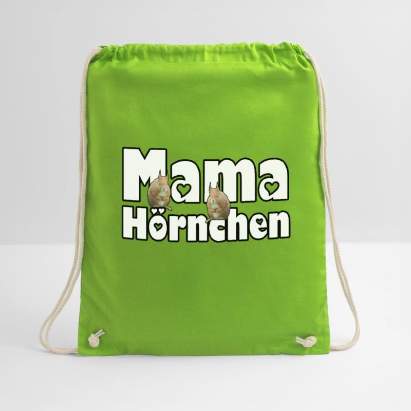 Mama Eichhörnchen Mutter Tier Muttertag Spruch Turnbeutel