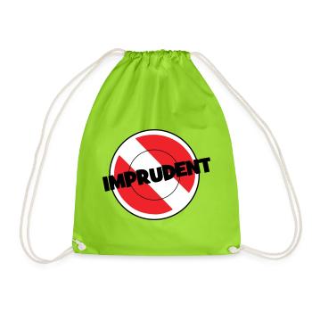 reckless - Drawstring Bag - neon green - Front