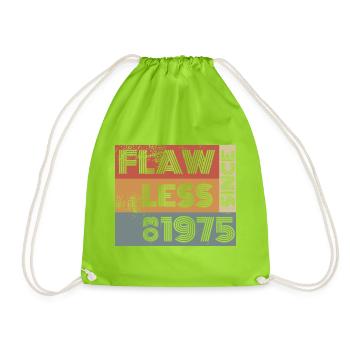 50ème Anniversaire Sans défaut depuis 03/1975 - Sac de sport léger - vert néon - Devant