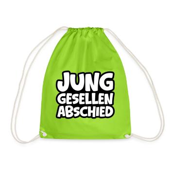 Bachelor party bachelor party - Drawstring Bag - neon green - Front