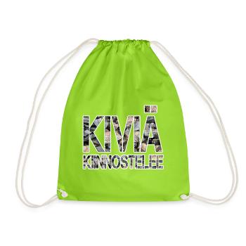 The stones are interested in - Drawstring Bag - neon green - Front