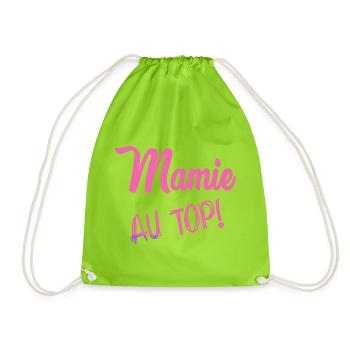 MAMIE - Sac de sport léger - vert néon - Devant