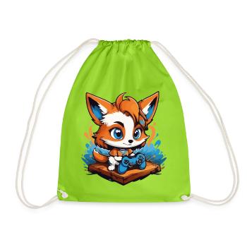 Gamer Smart Gaming Fox - Sac de sport léger - vert néon - Devant