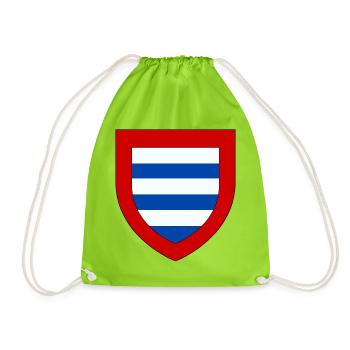 Wappen der Goële - Turnbeutel - Neongrün - Vorne