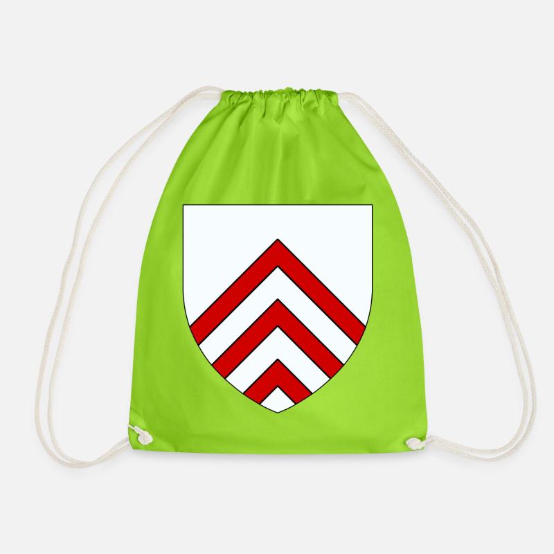 Wappen von Perche - Turnbeutel - Neongrün