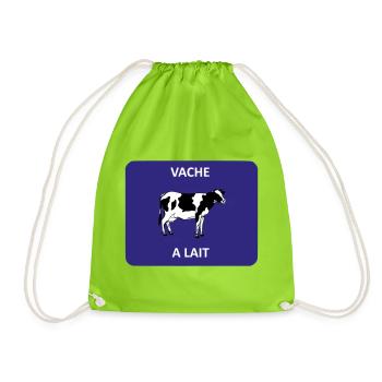 Goldene Gans - Turnbeutel - Neongrün - Vorne