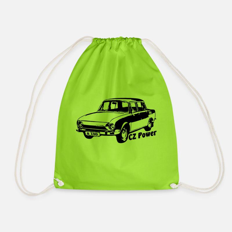Skoda S100 - Turnbeutel - Neongrün