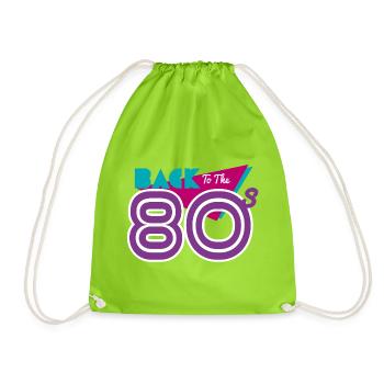 back to the 80s - Sac de sport léger - vert néon - Devant