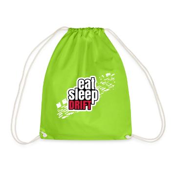 Eat Sleep Drift - Turnbeutel - Neongrün - Vorne