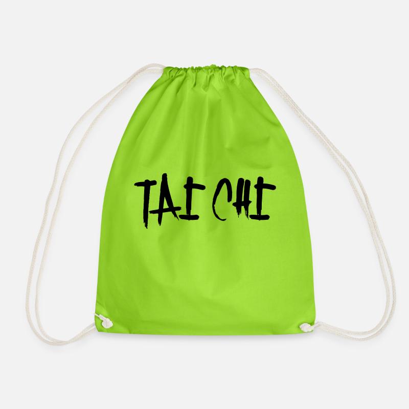 Tai Chi - Turnbeutel - Neongrün