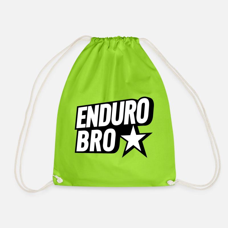 Enduro Bro MTB Team - Turnbeutel - Neongrün