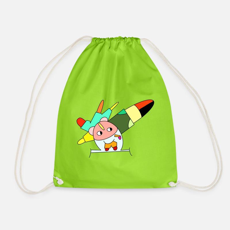A Class Of Its Own - Drawstring Bag - neon green