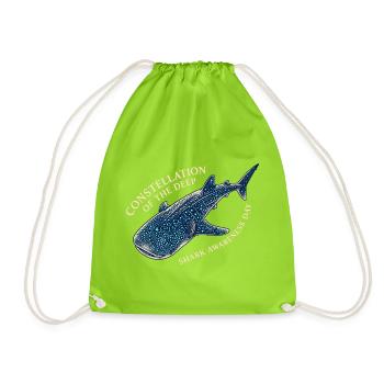Constellation des profondeurs – Requin-baleine - Sac de sport léger - vert néon - Devant