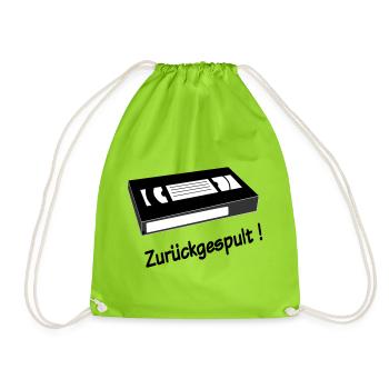 Rewound - Drawstring Bag - neon green - Front