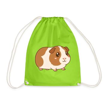guinea pig - Drawstring Bag - neon green - Front