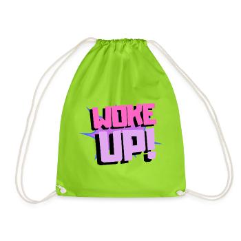 Réveillé - Sac de sport léger - vert néon - Devant