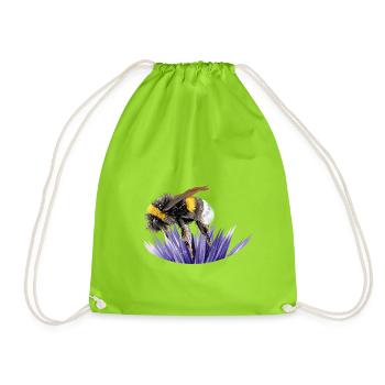 bourdon - Sac de sport léger - vert néon - Devant
