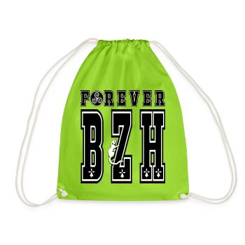 FOREVER BZH - Drawstring Bag - neon green - Front