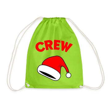 Santa Crew - Turnbeutel - Neongrün - Vorne