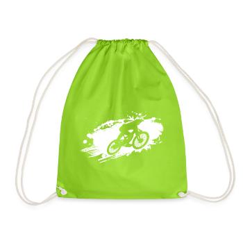 Descente VTT Ride White - Sac de sport léger - vert néon - Devant