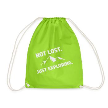 Randonnée Montagnes Randonnée Randonneurs Nature en plein air Forêt - Sac de sport léger - vert néon - Devant