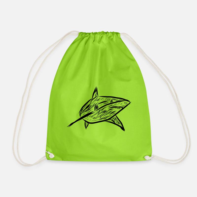 Requins - Sac de sport léger - vert néon