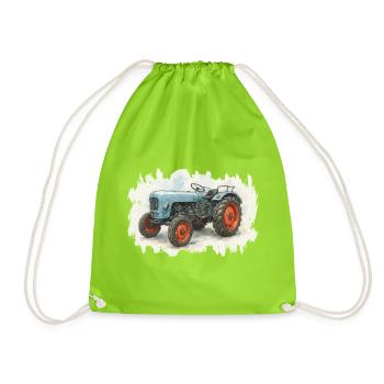 Tracteur King - Sac de sport léger - vert néon - Devant