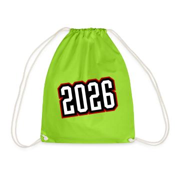 2026 - Sac de sport léger - vert néon - Devant