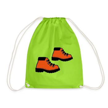 Bottes de randonnée - Sac de sport léger - vert néon - Devant
