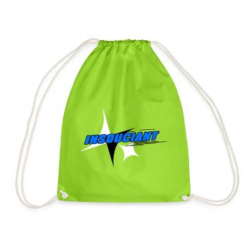 Insouciant Bleu Dynamique - Sac de sport léger - vert néon - Devant