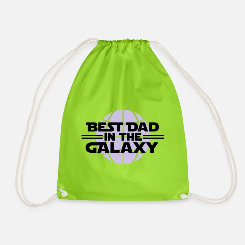 Beste Vati in der Galaxie - Turnbeutel - Neongrün