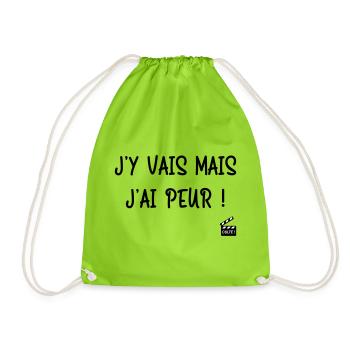J'y vais mais j'ai peur ! Les Bronzés font du ski - Sac de sport léger - vert néon - Devant