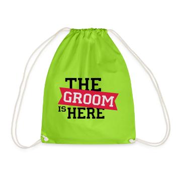 6061912 120134521 groom - Sac de sport léger - vert néon - Devant