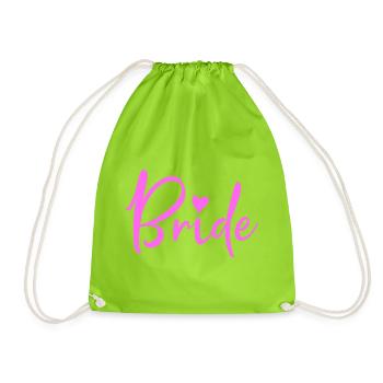 bride - Turnbeutel - Neongrün - Vorne