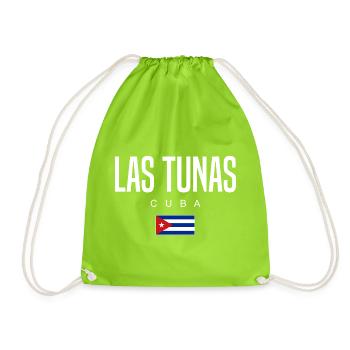 Las Tunas Cuba Cubains - Sac de sport léger - vert néon - Devant
