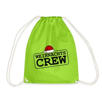 Équipage de Noël - Sac de sport léger - vert néon - Devant