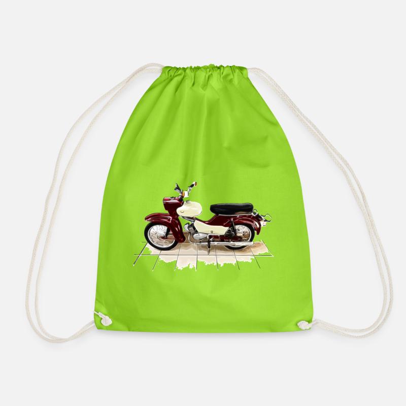 Simson - Star - Turnbeutel - Neongrün