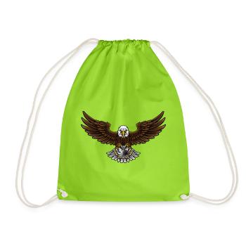 Boule Adler - Drawstring Bag - neon green - Front