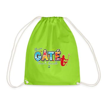 My Spoiled Expression Marseillaise Poseidon Provence - Drawstring Bag - neon green - Front