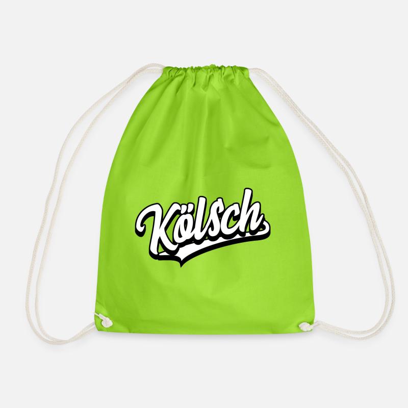 Kölsch - Köln - Turnbeutel - Neongrün