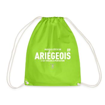 Passer A Cote D Un Ariegeois C Est Froler La Pe... - Sac de sport léger - vert néon - Devant