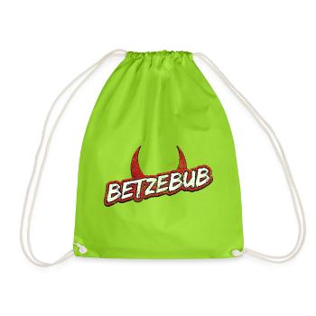 Betzebub Kaiserslautern - Turnbeutel - Neongrün - Vorne