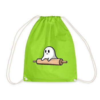 Sweet & Spooky Baking - Turnbeutel - Neongrün - Vorne