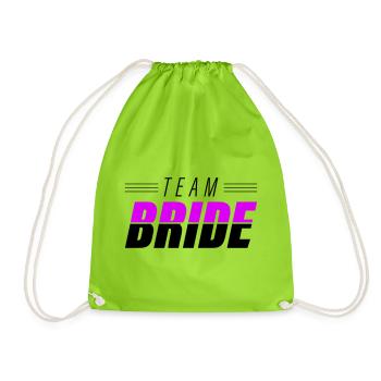 Équipe Bride - Sac de sport léger - vert néon - Devant