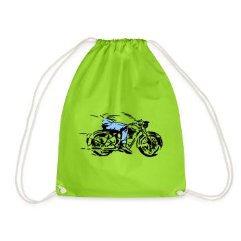 cycliste - Sac de sport léger - vert néon - Devant
