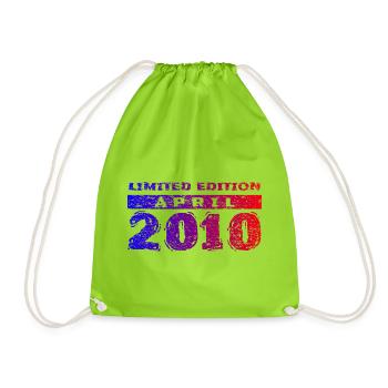 16e anniversaire Édition limitée 04/2010 - Sac de sport léger - vert néon - Devant