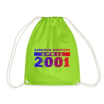 25e anniversaire Édition Limitée 04/2001 - Sac de sport léger - vert néon - Devant